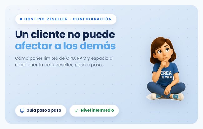 Administras varios sitios de clientes con Crea Tu Web? Como organizarlos para que uno no le complique la vida a los demas, paso a paso