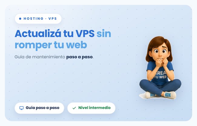 Tu web con Crea Tu Web y un VPS al día: cómo actualizar el servidor paso a paso (nivel intermedio)