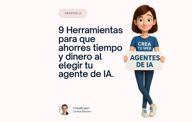 Elige Bien: 9 Herramientas para Crear Agentes de IA con Precios, Pros y Contras 